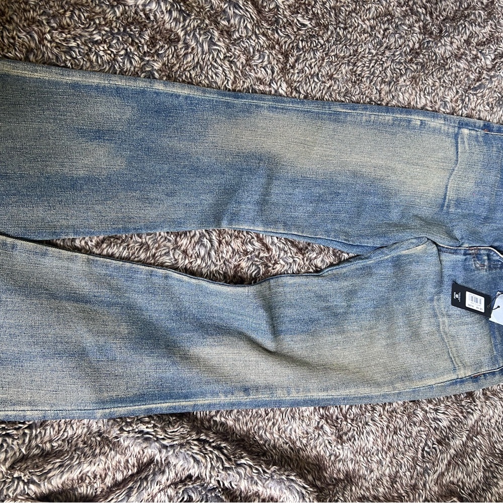 Jaded London Light Blue Straight Leg Jeans - Picture 6 of 9